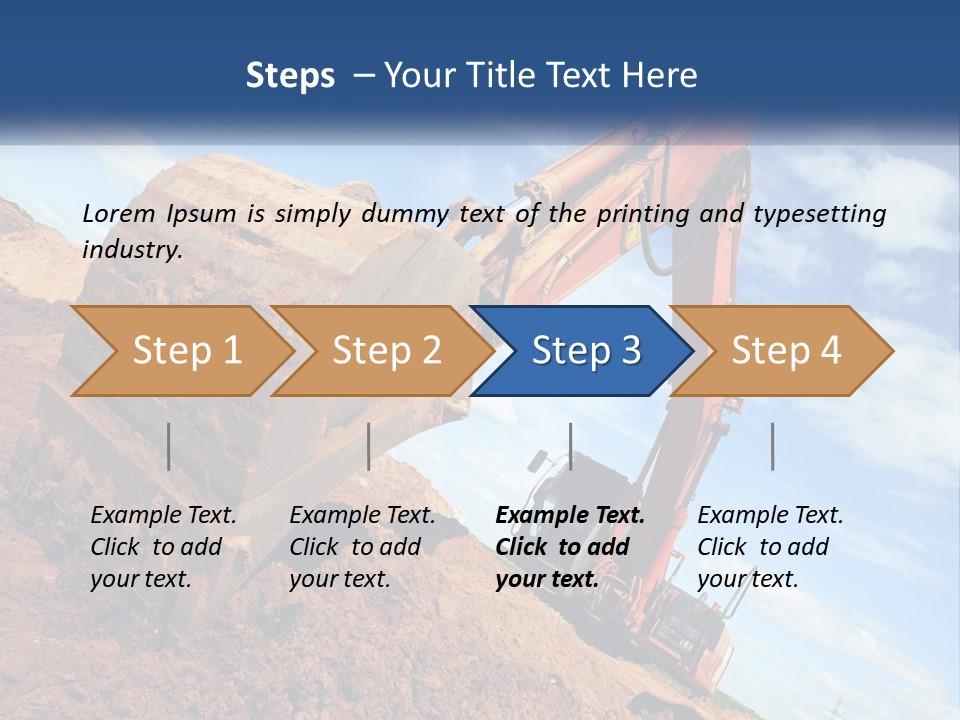 Excavator PowerPoint Template
