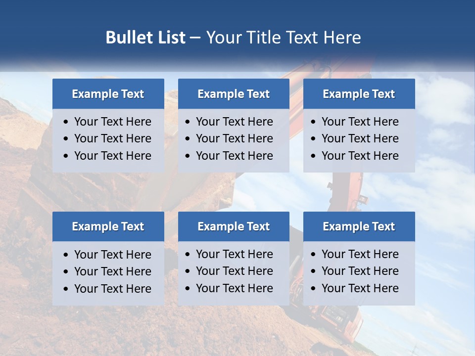 Excavator PowerPoint Template