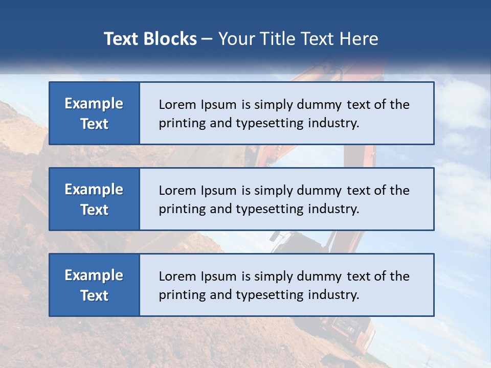 Excavator PowerPoint Template