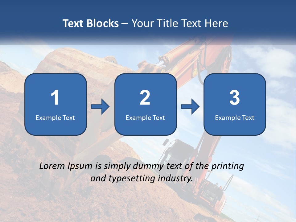 Excavator PowerPoint Template