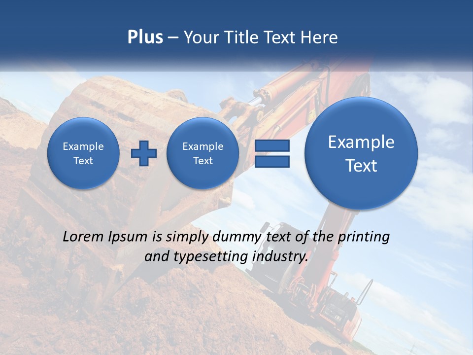 Excavator PowerPoint Template