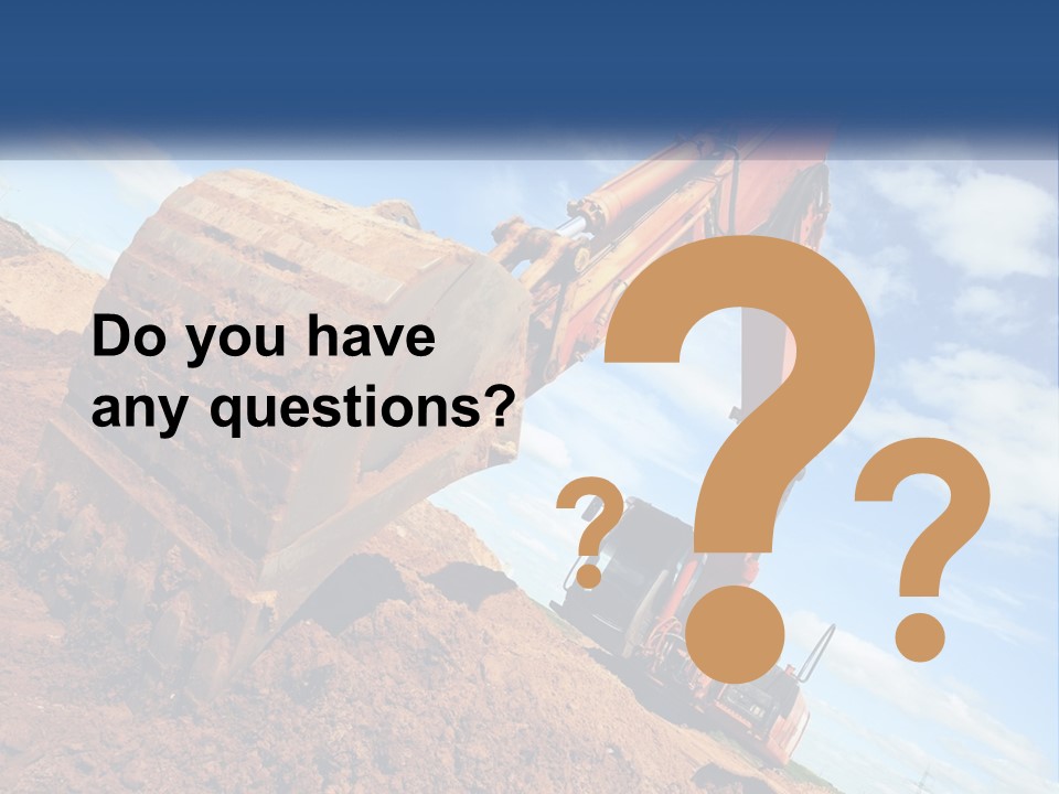 Excavator PowerPoint Template