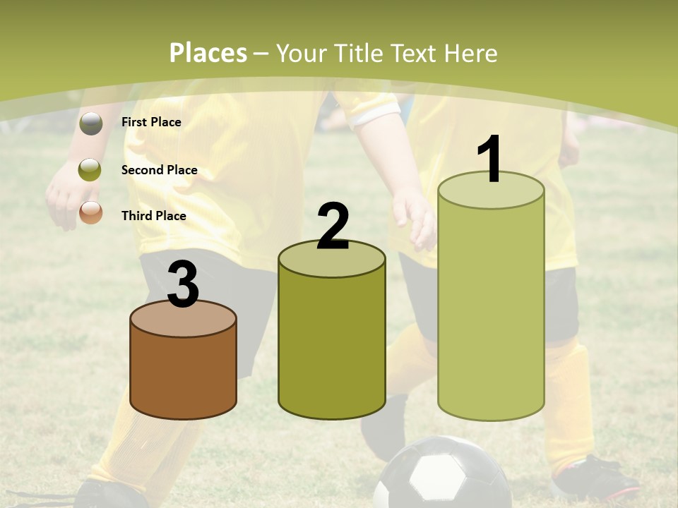 Kids Are Playing Football PowerPoint Template
