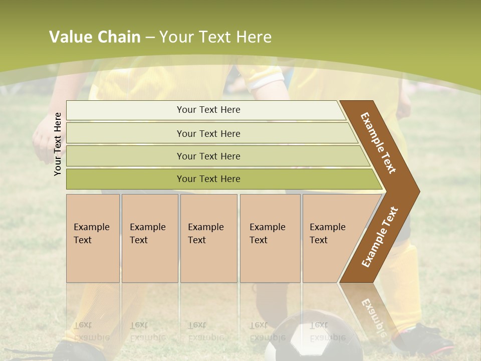 Kids Are Playing Football PowerPoint Template