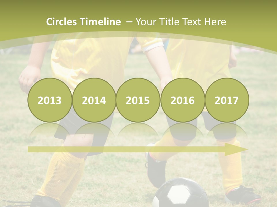 Kids Are Playing Football PowerPoint Template