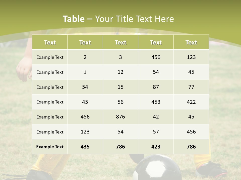 Kids Are Playing Football PowerPoint Template