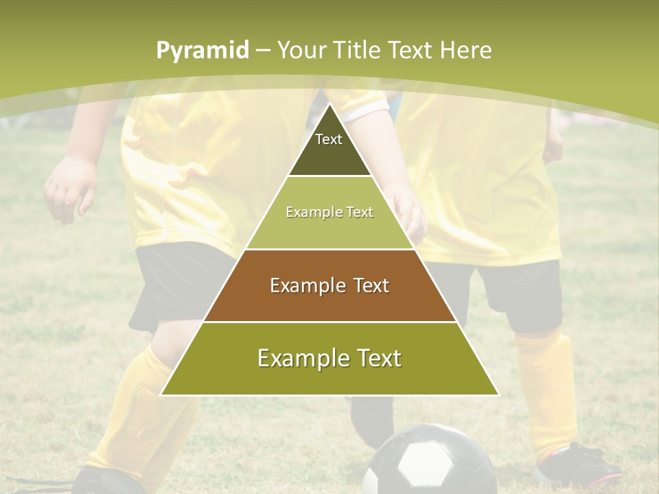 Kids Are Playing Football PowerPoint Template