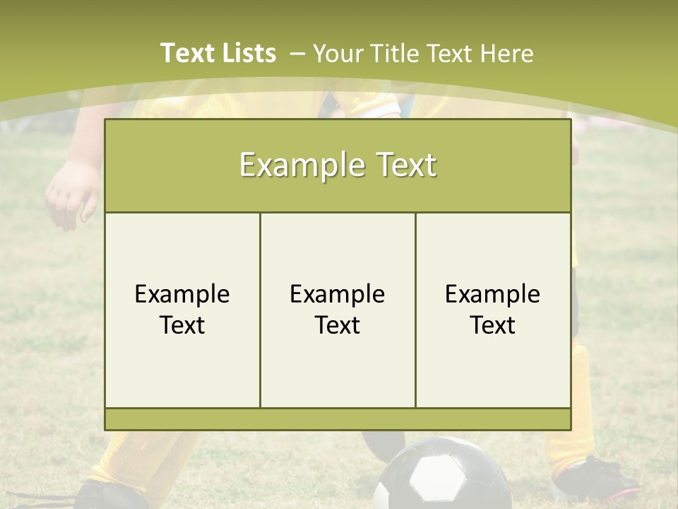 Kids Are Playing Football PowerPoint Template