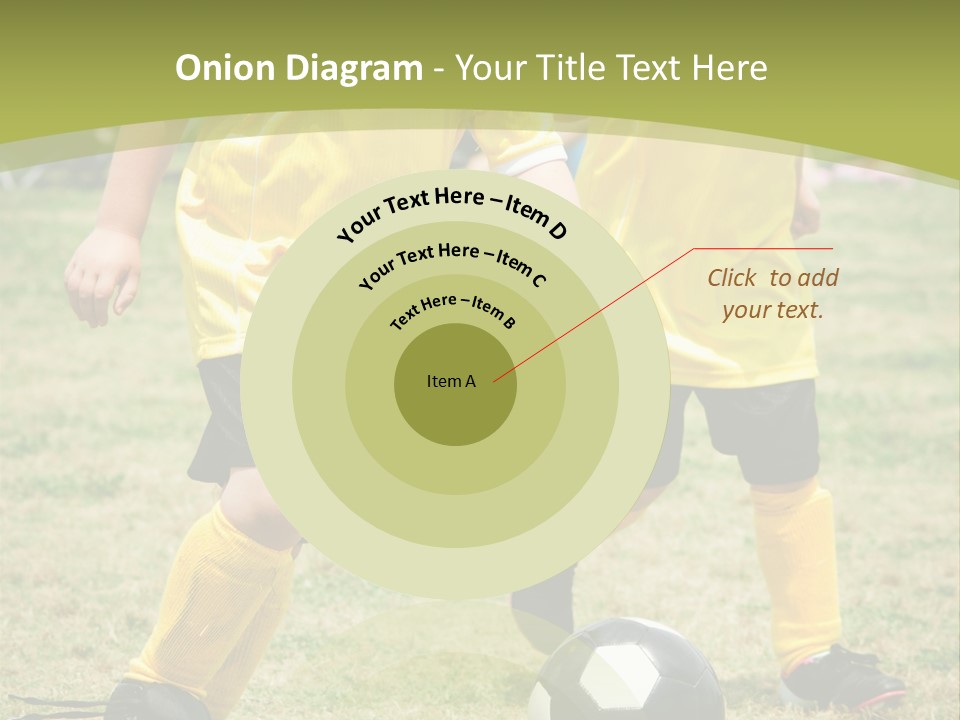 Kids Are Playing Football PowerPoint Template