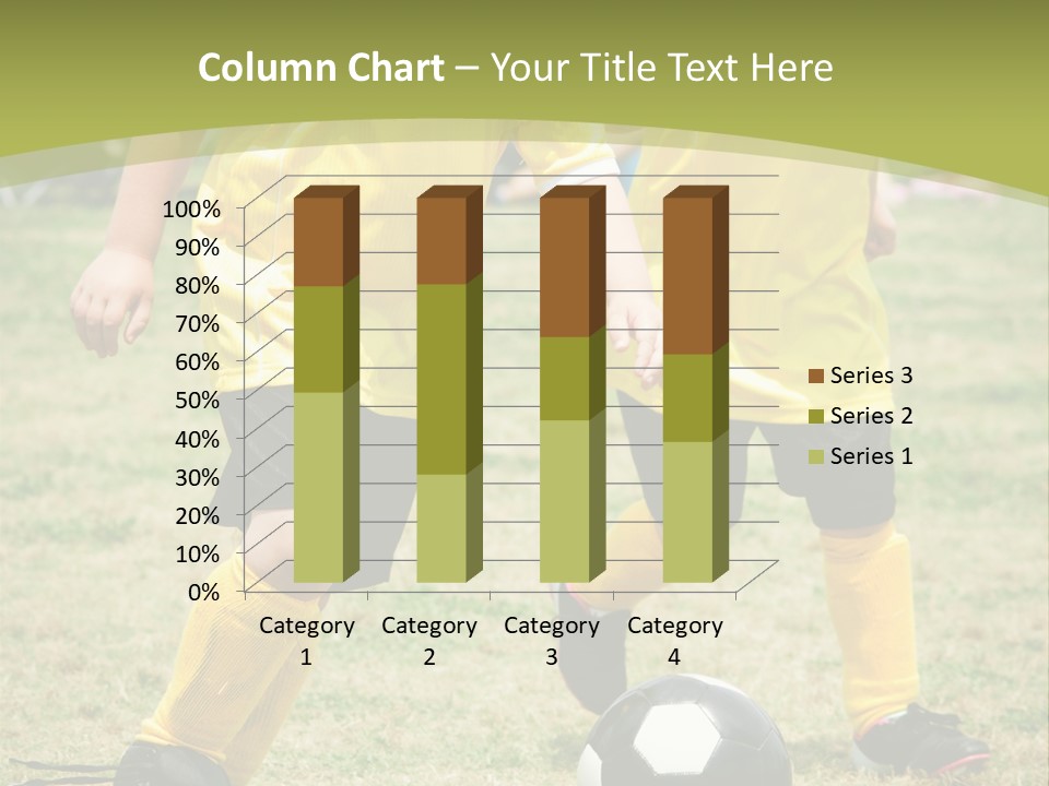 Kids Are Playing Football PowerPoint Template