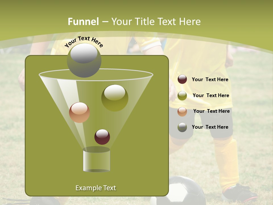 Kids Are Playing Football PowerPoint Template