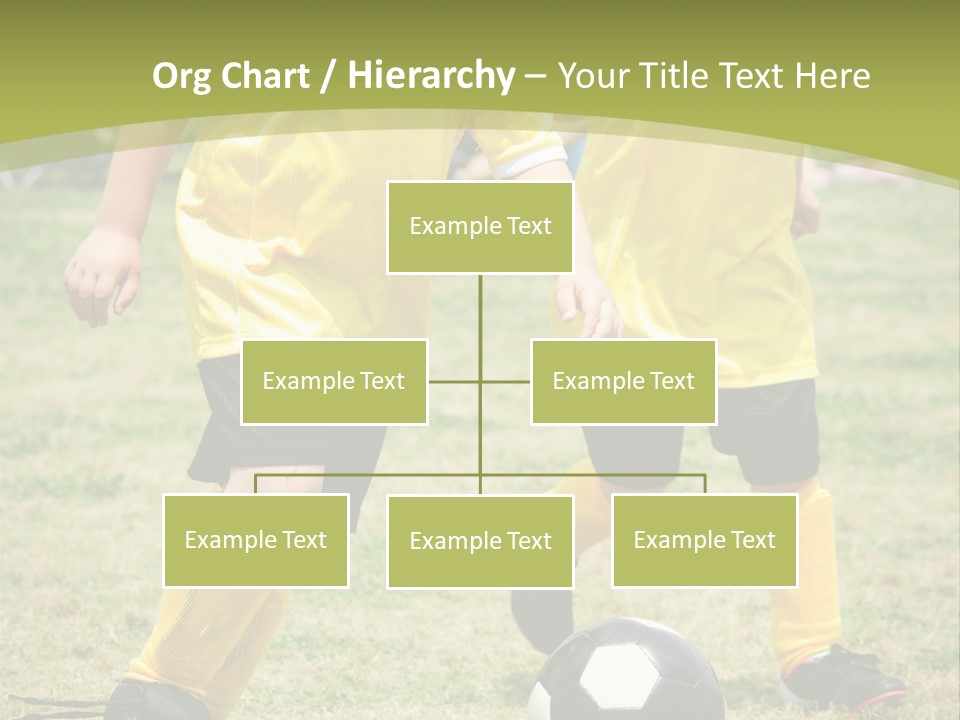 Kids Are Playing Football PowerPoint Template