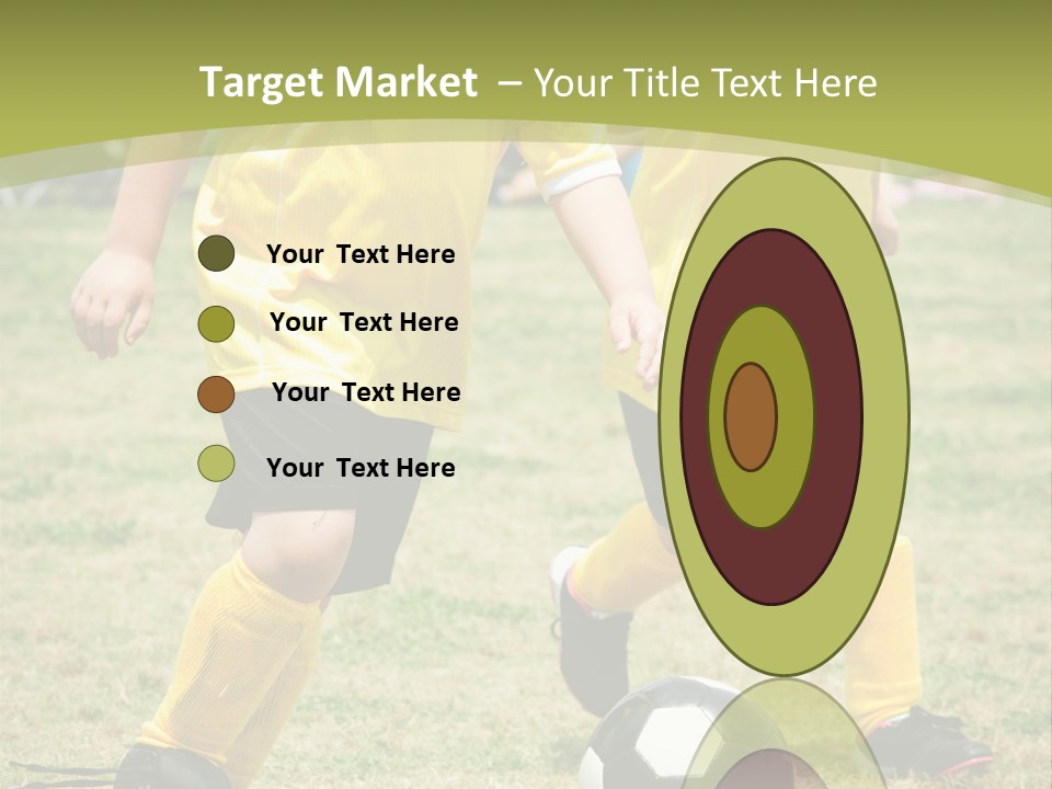 Kids Are Playing Football PowerPoint Template