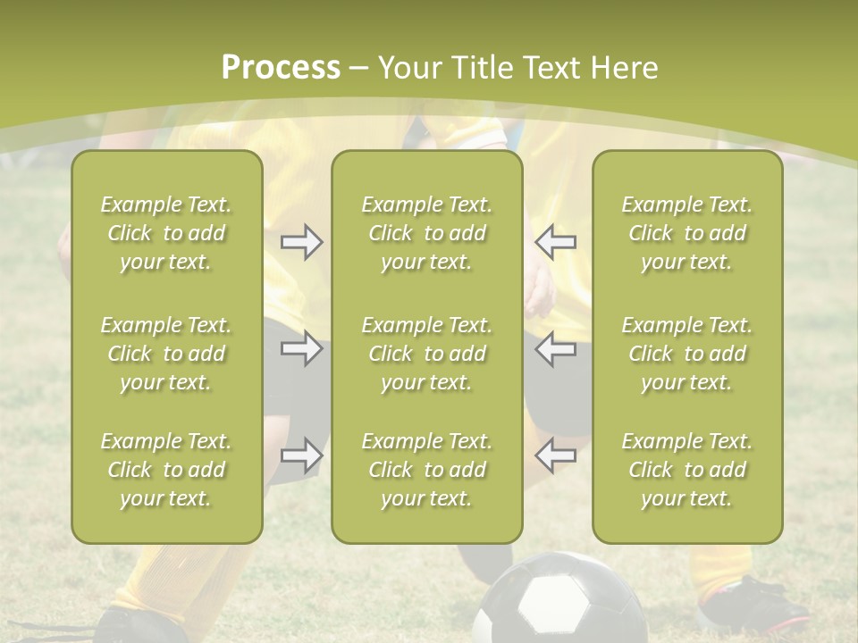 Kids Are Playing Football PowerPoint Template