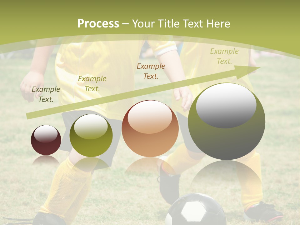 Kids Are Playing Football PowerPoint Template
