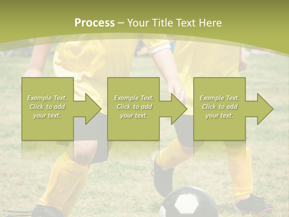 Kids Are Playing Football PowerPoint Template
