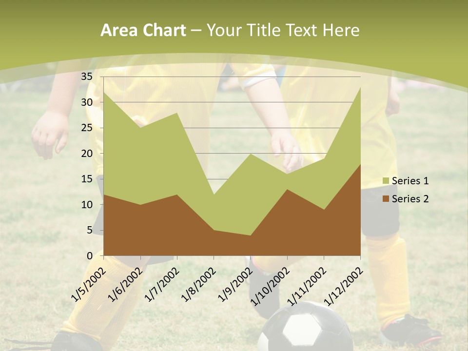 Kids Are Playing Football PowerPoint Template