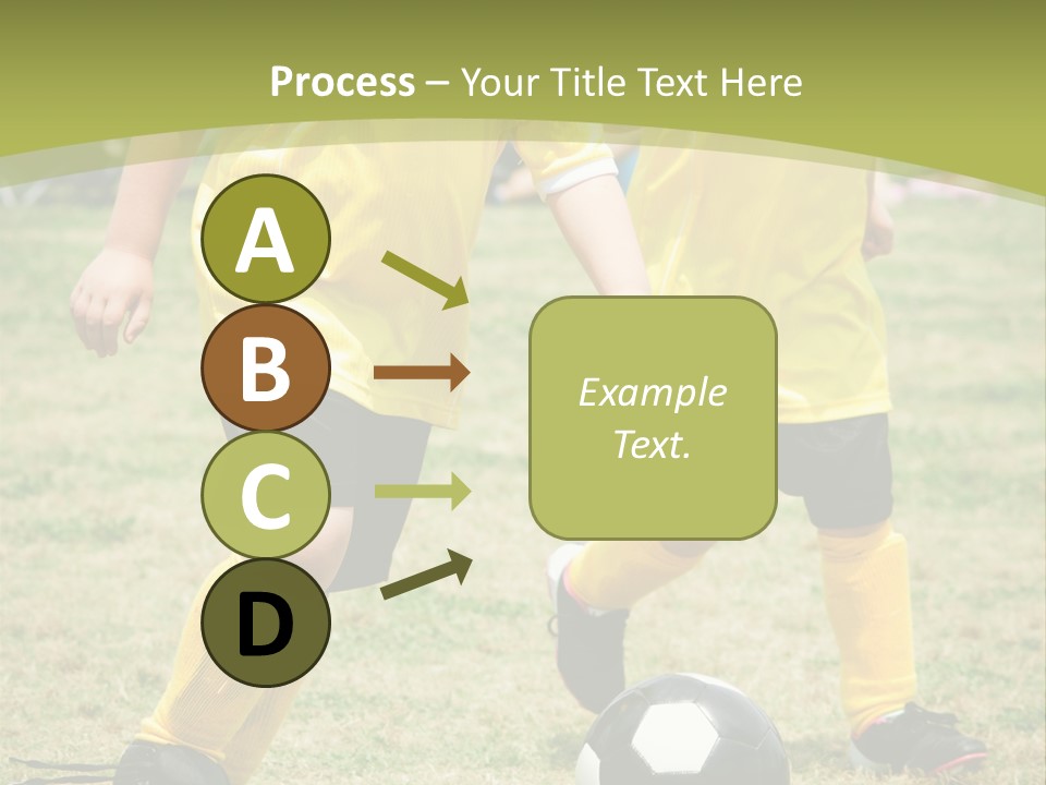 Kids Are Playing Football PowerPoint Template