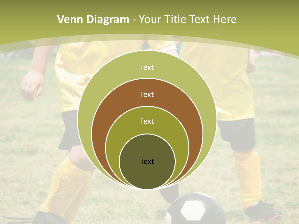 Kids Are Playing Football PowerPoint Template