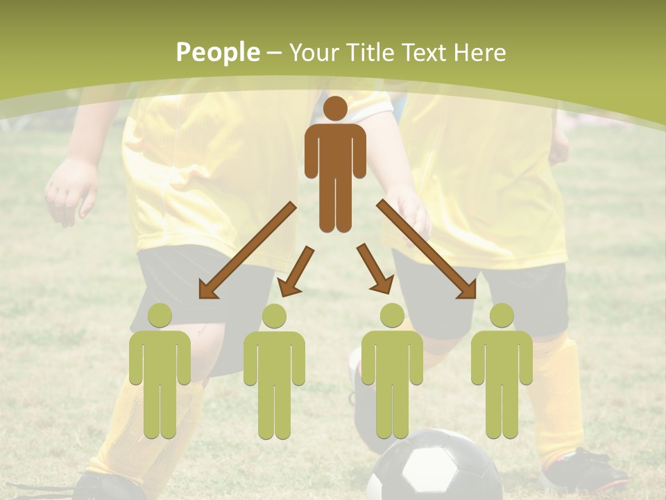 Kids Are Playing Football PowerPoint Template