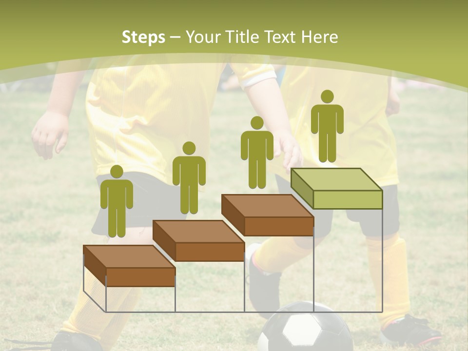 Kids Are Playing Football PowerPoint Template
