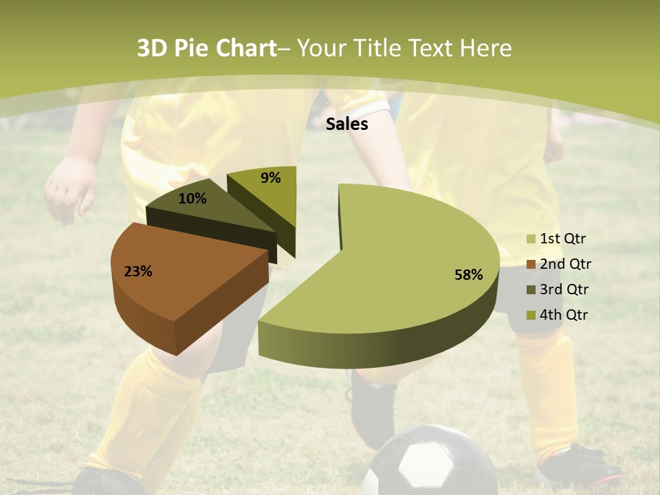 Kids Are Playing Football PowerPoint Template
