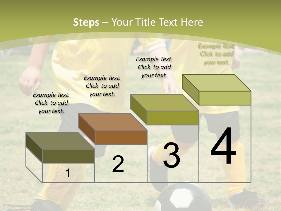 Kids Are Playing Football PowerPoint Template