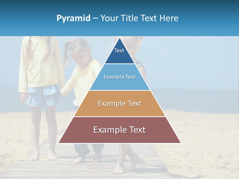 Children On The Pier PowerPoint Template