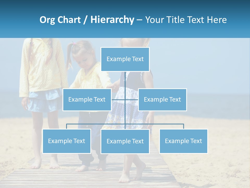 Children On The Pier PowerPoint Template