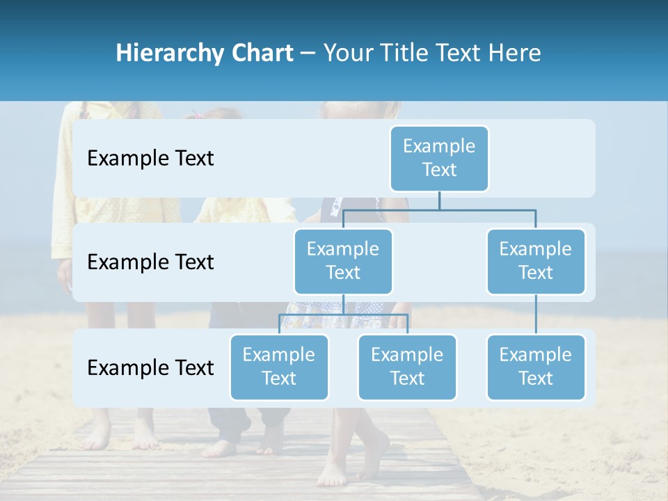 Children On The Pier PowerPoint Template