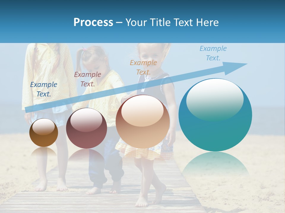 Children On The Pier PowerPoint Template