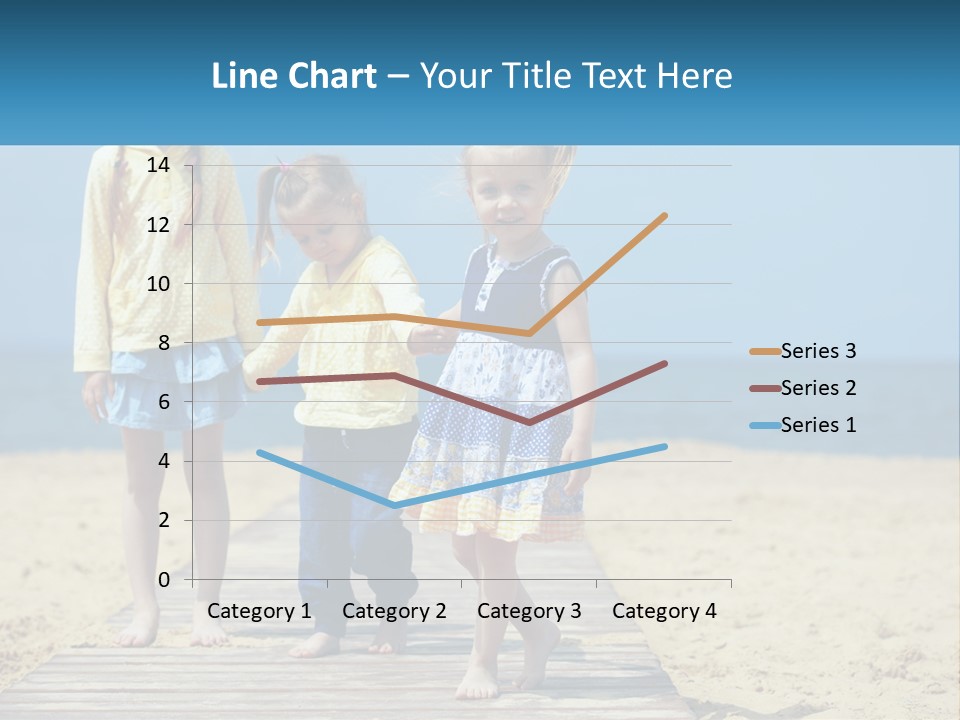 Children On The Pier PowerPoint Template