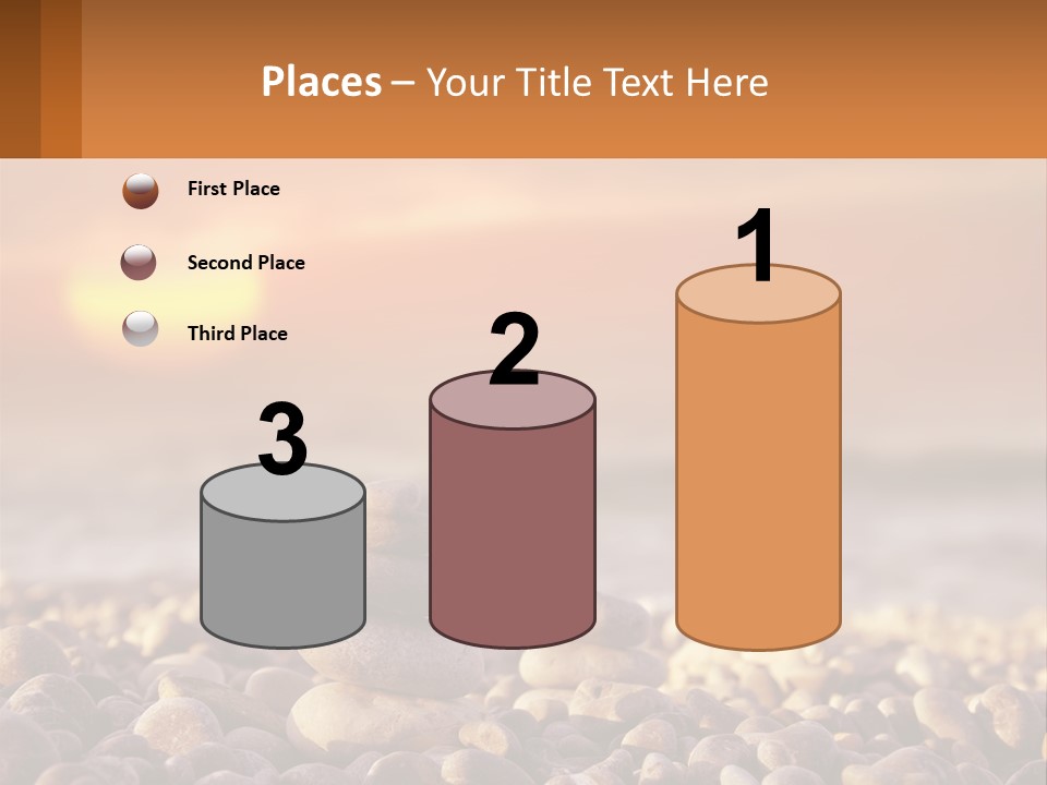 Sunset By The Sea PowerPoint Template