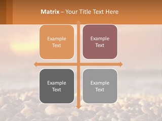 Sunset By The Sea PowerPoint Template