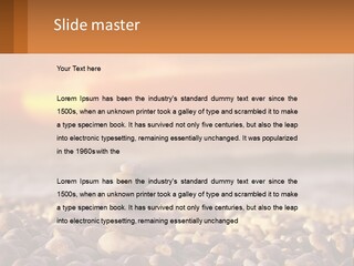 Sunset By The Sea PowerPoint Template