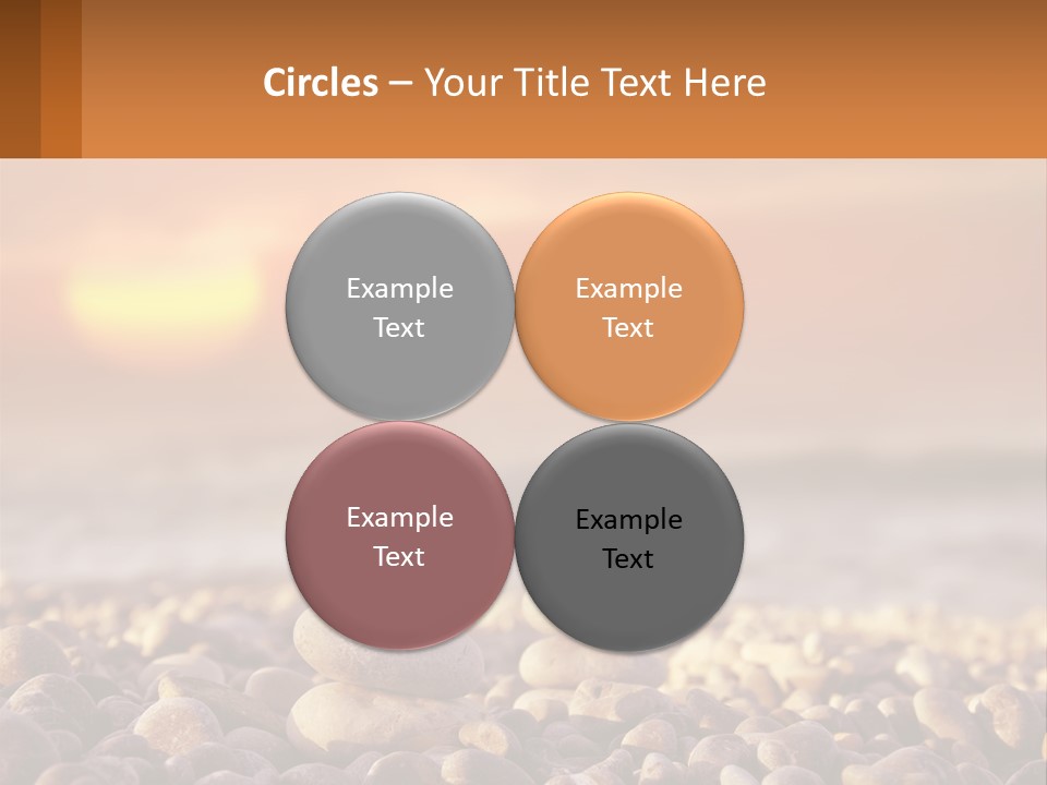 Sunset By The Sea PowerPoint Template