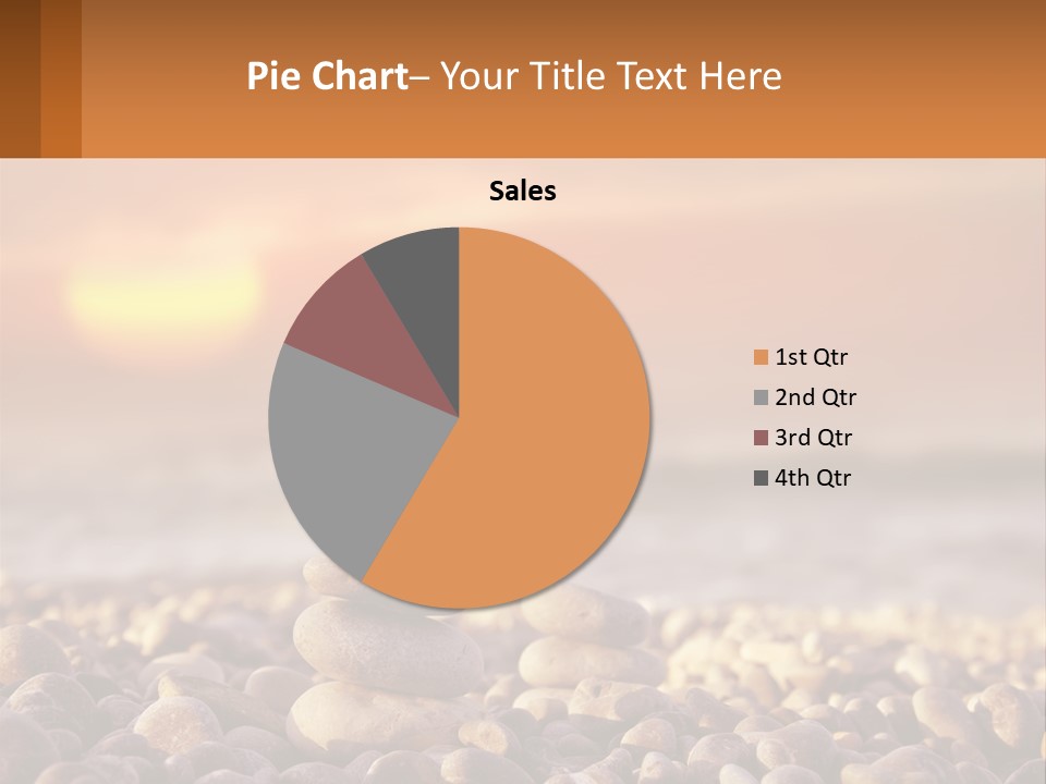 Sunset By The Sea PowerPoint Template