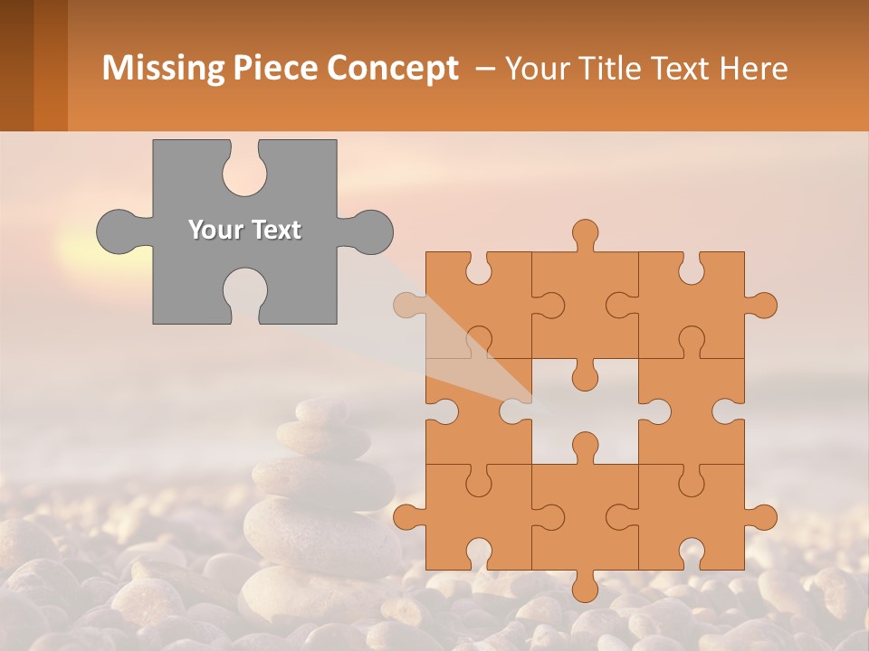 Sunset By The Sea PowerPoint Template