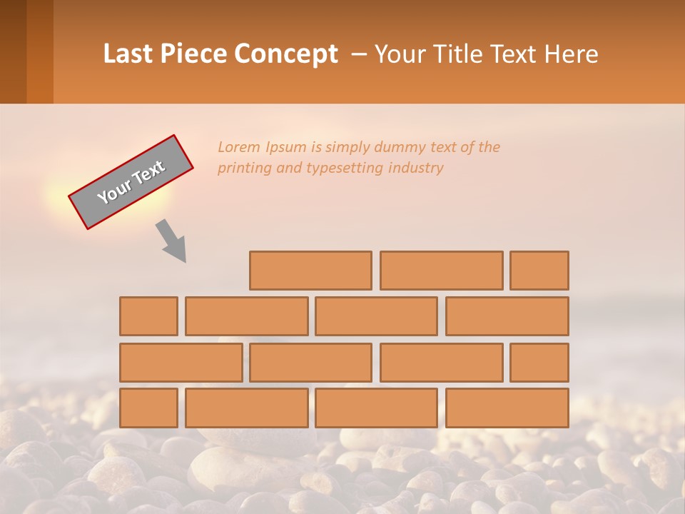 Sunset By The Sea PowerPoint Template