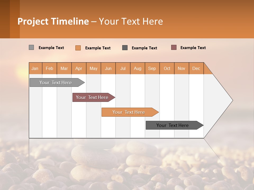 Sunset By The Sea PowerPoint Template