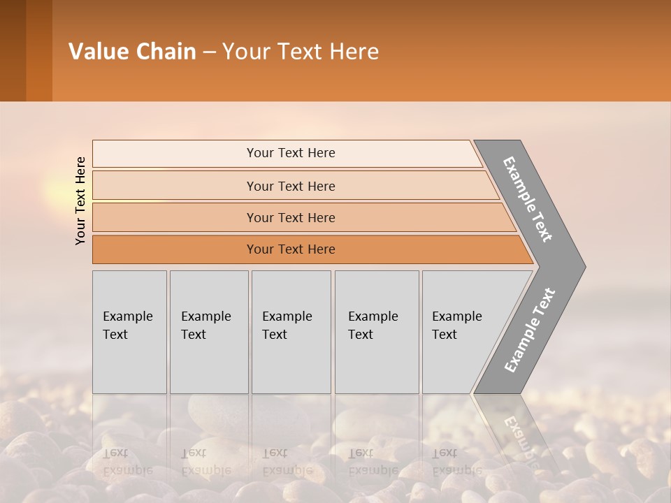 Sunset By The Sea PowerPoint Template
