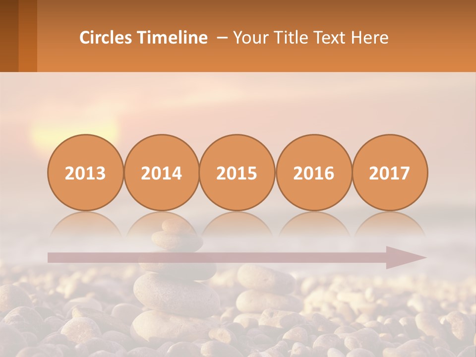 Sunset By The Sea PowerPoint Template