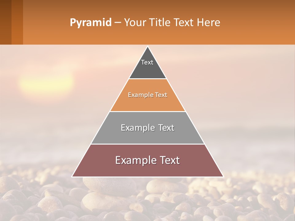 Sunset By The Sea PowerPoint Template