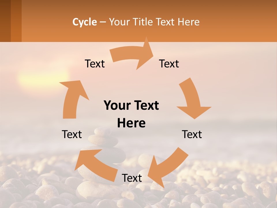Sunset By The Sea PowerPoint Template