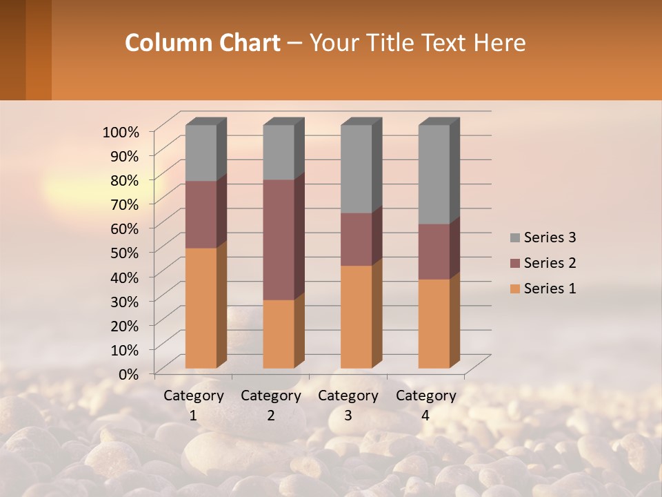 Sunset By The Sea PowerPoint Template