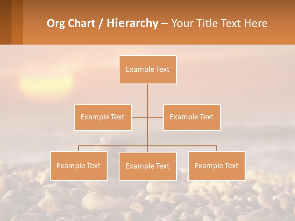 Sunset By The Sea PowerPoint Template