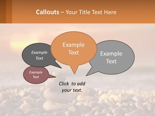 Sunset By The Sea PowerPoint Template