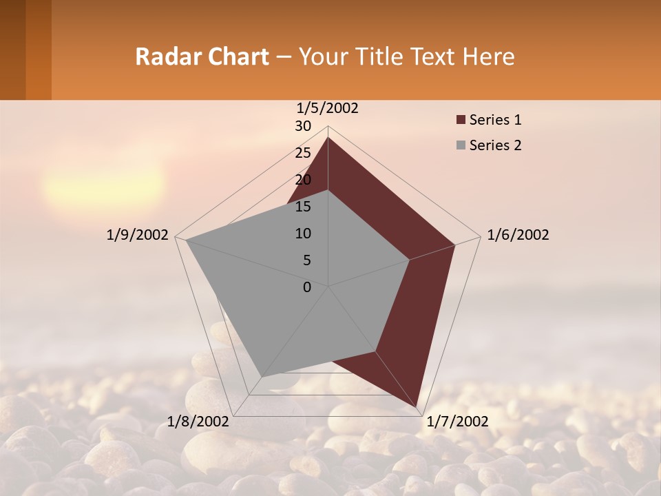 Sunset By The Sea PowerPoint Template