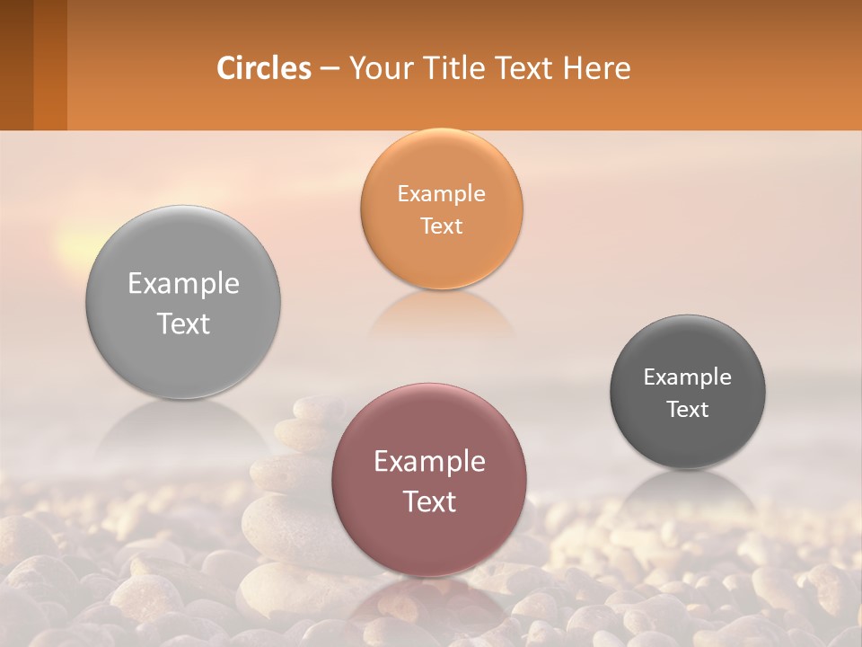 Sunset By The Sea PowerPoint Template