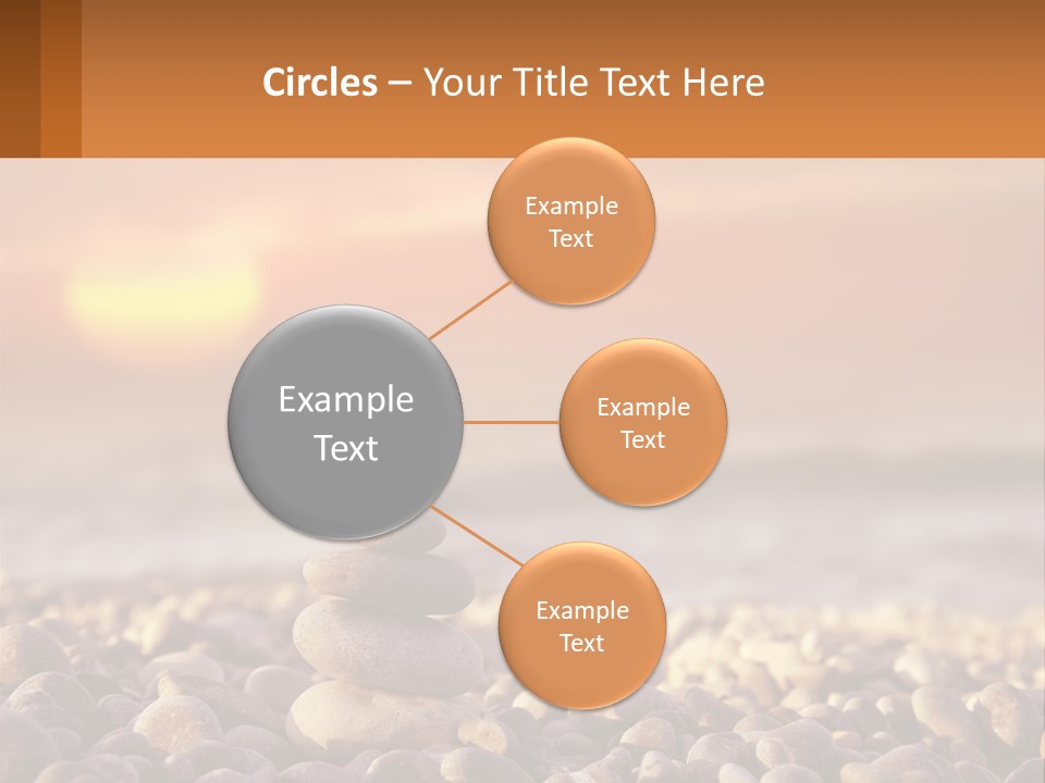 Sunset By The Sea PowerPoint Template